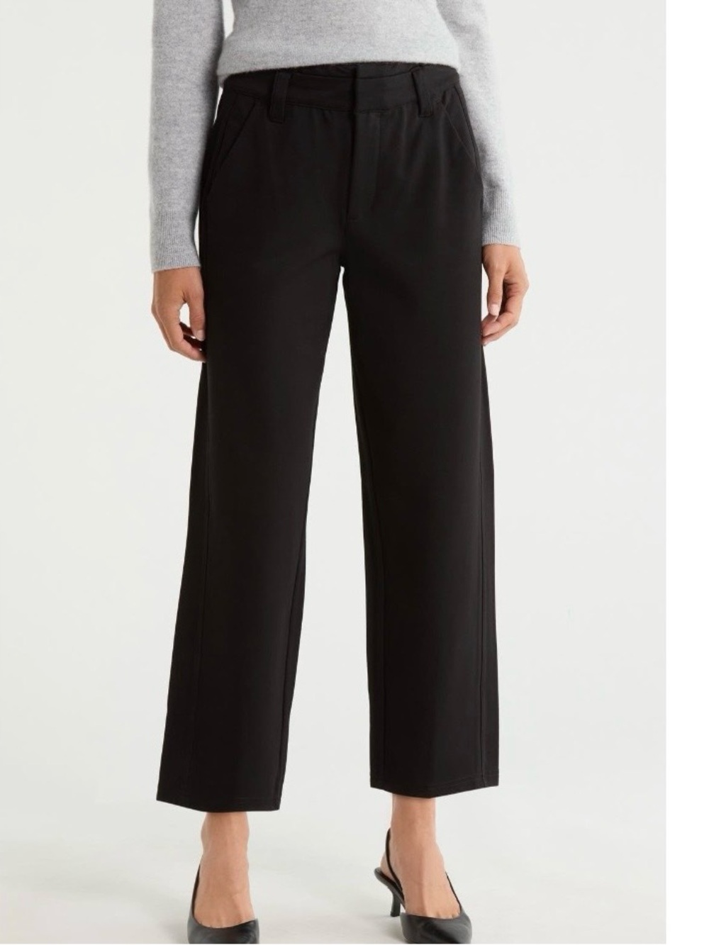 Wit & Wisdom Black “Ab”solution Skyrise Pants Size 8 Extended Tab